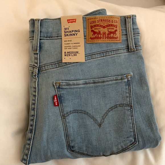Levi's Denim - Levi’s 311 Shaping Skinny Light Wash Jeans